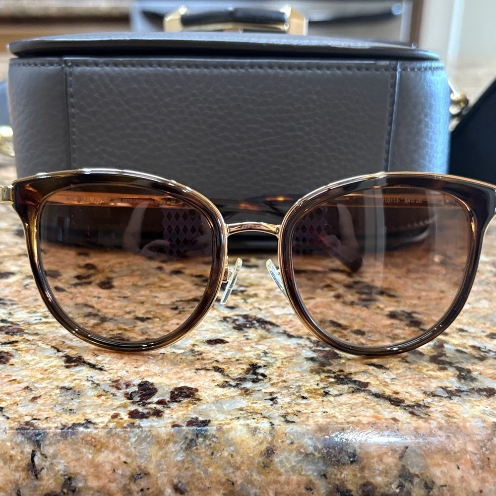 Michael Kors Sunglasses – Brown & Gold | Authentic - image 1